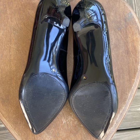 NWOT Antonio Melani ODETAH Black Patent Leather Heels Pumps Womens Shoes Size 7M - Picture 4 of 7